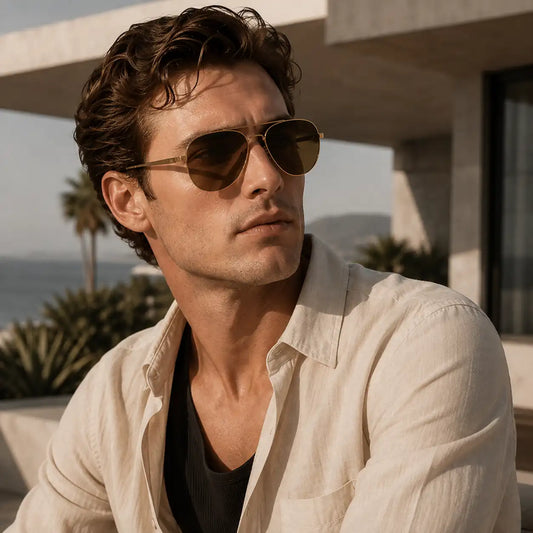Dloryma®|Modern Metal Aviator Sunglasses