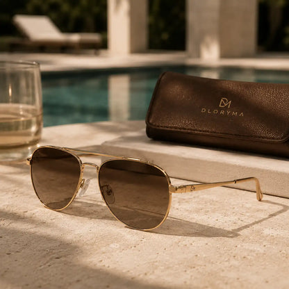 Dloryma®|Modern Metal Aviator Sunglasses