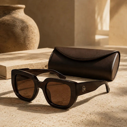 Dloryma®|Sculpted Square Acetate Sunglasses