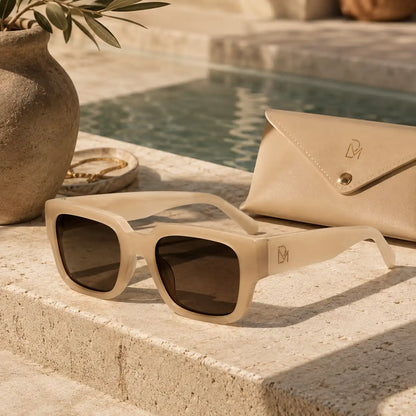 Dloryma®|Sculpted Square Acetate Sunglasses