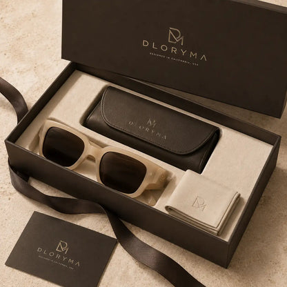 Dloryma®|Sculpted Square Acetate Sunglasses